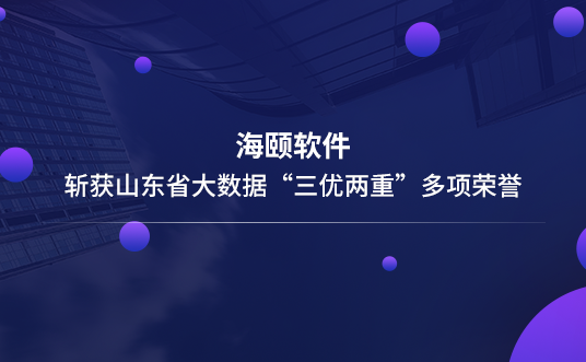 万利国际软件斩获山东省大数据“三优两重”多项声誉
